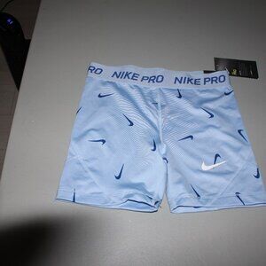 Blue Nike Pro Athletic Shorts Size Large New